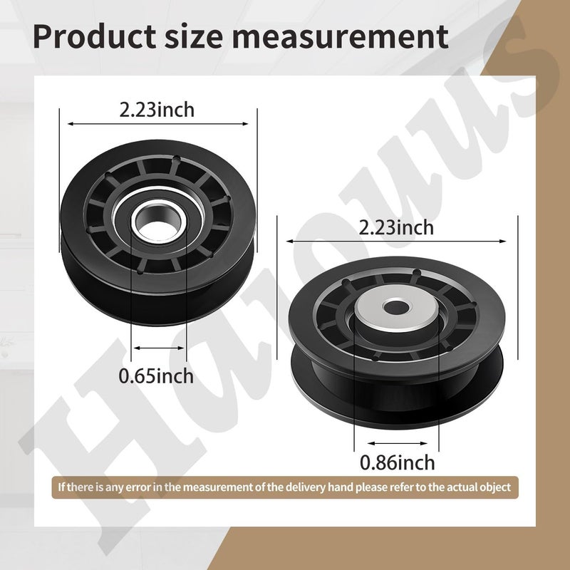 Haiouus (2) 587973001 (1) 587969201 Pulleys - 580364609 Belt & Pulleys Kit Compatible With Husqvarna A-WD Belt Repair kit, for Husqvarna L 321AHX, L 321AH, Pulleys replaces 580364603 (Pulleys Belt Kit) - Image 3